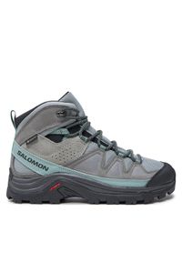 salomon - Salomon Trekkingi Quest Rove Gore-Tex L47181600 Szary. Kolor: szary. Materiał: skóra, zamsz #1