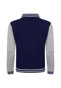 AWDIS - Kurtka Unisex Varsity Dla Dorosłych. Kolor: wielokolorowy, niebieski, szary