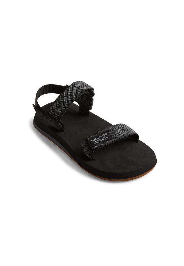 Quiksilver - Sandały dla Chłopcy MONKEY CAGED. Kolor: czarny. Materiał: guma. Sezon: lato