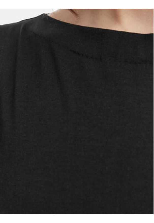 Vero Moda Top Panda 10314416 Czarny Slim Fit. Kolor: czarny. Materiał: bawełna