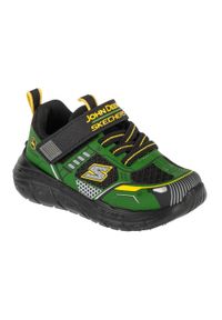 skechers - Buty sportowe Sneakersy chłopięce, Skech Tracks - Tractor-Tronix. Kolor: zielony. Sport: turystyka piesza