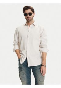 G-Star RAW - G-Star Raw Koszula Clean D25196-D454 Écru Regular Fit. Kolor: kremowy. Materiał: bawełna #1