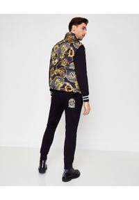 Versace Jeans Couture - VERSACE JEANS COUTURE - Dwustronna kamizelka puchowa. Kolor: czarny. Materiał: puch. Wzór: nadruk #6
