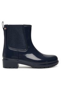 TOMMY HILFIGER - Kalosze Tommy Hilfiger. Kolor: niebieski