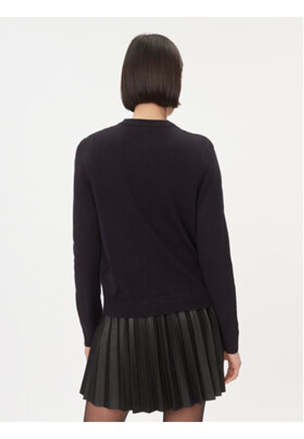 only - ONLY Sweter 15302956 Granatowy Regular Fit. Kolor: niebieski. Materiał: syntetyk