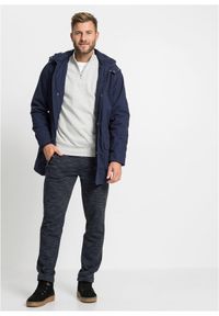 bonprix - Bluza ze stójką. Okazja: na co dzień. Typ kołnierza: kołnierzyk stójkowy. Kolor: szary. Styl: casual #3