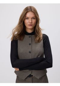 Reserved - Taliowana kamizelka - wielobarwny. Materiał: tkanina, bawełna, wiskoza