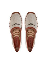 Emporio Armani Espadryle X3S033 XR136 A102 Beżowy. Kolor: beżowy. Materiał: materiał #3