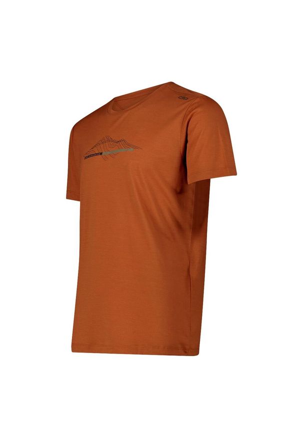 Koszulka merino męska CMP Neil T-Shirt. Kolor: czerwony