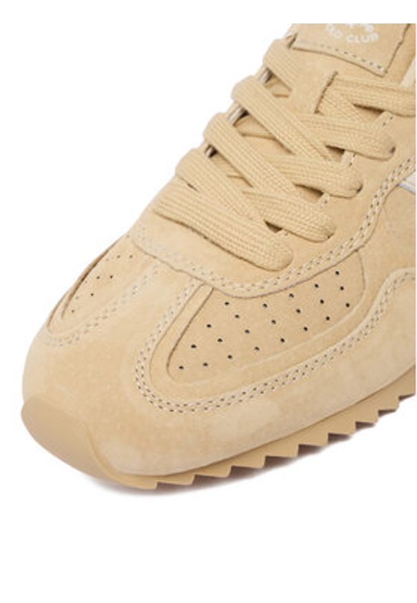 Beverly Hills Polo Club Sneakersy EO-WP40-250-04 Beżowy. Kolor: beżowy. Materiał: zamsz, skóra