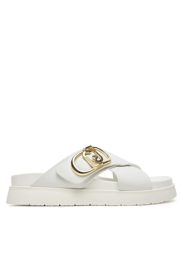 Klapki Liu Jo. Kolor: biały