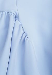 Born2be - Jasnoniebieska Rozkloszowana Sukienka na Ramiączkach z Kwadratowym Dekoltem Sastorea. Okazja: na spacer, na imprezę. Typ kołnierza: dekolt kwadratowy. Kolor: niebieski. Materiał: jeans. Długość rękawa: na ramiączkach. Wzór: aplikacja. Sezon: lato. Styl: wizytowy #5