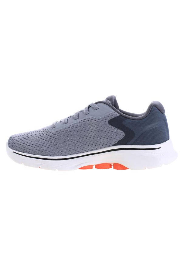skechers - Buty na co dzień męskie SKECHERS GO WALK 7 CONSISTENT siateczka. Okazja: na co dzień. Kolor: szary