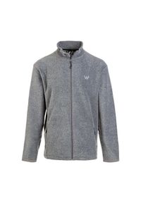 Kurtka z dresu Whistler Cocoon. Kolor: szary. Materiał: polar, dresówka
