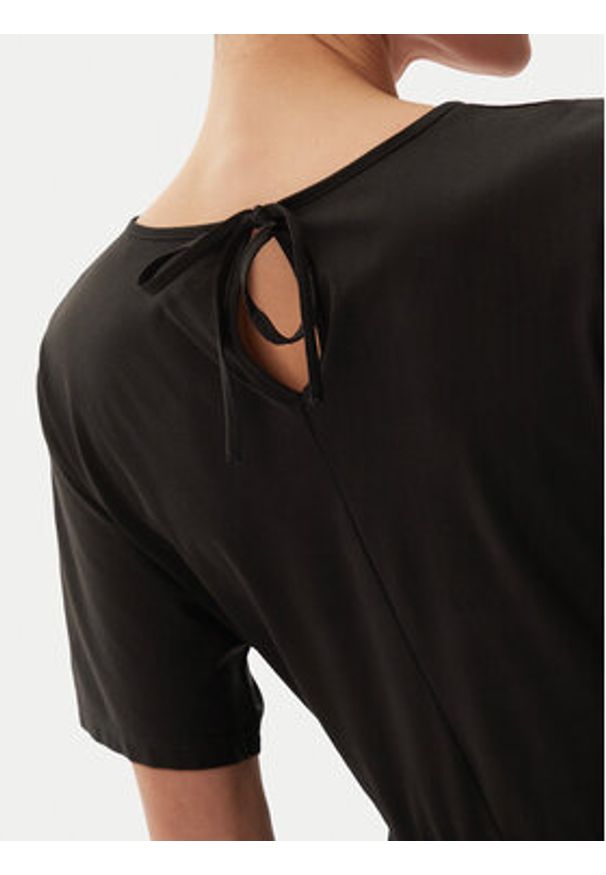 Weekend Max Mara Sukienka codzienna Brozno 2515621082 Czarny Relaxed Fit. Okazja: na co dzień. Kolor: czarny. Materiał: bawełna. Typ sukienki: proste. Styl: casual