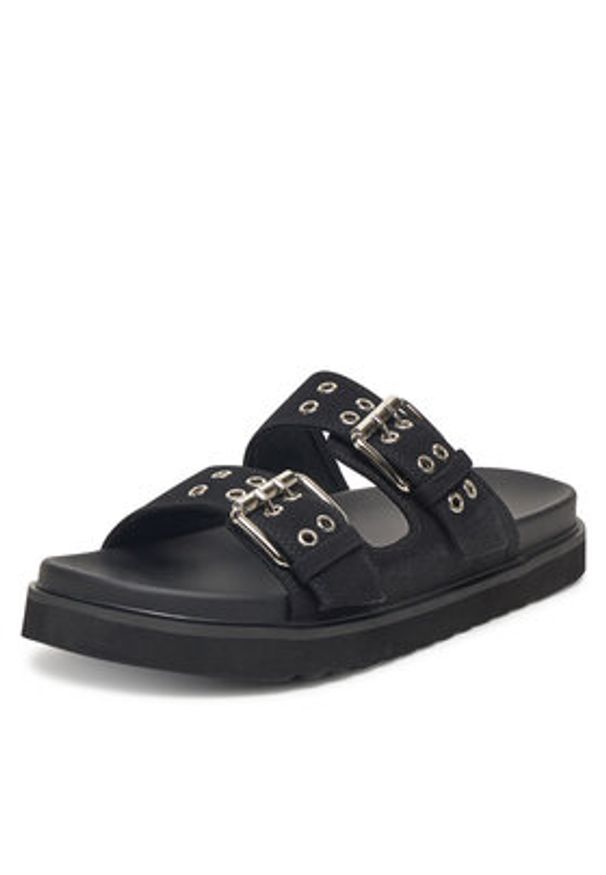 DeeZee Klapki HY86009-16 Czarny. Kolor: czarny. Materiał: syntetyk