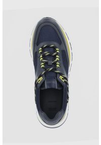 BOSS - Boss Buty kolor granatowy. Nosek buta: okrągły. Zapięcie: sznurówki. Kolor: niebieski. Materiał: guma #4