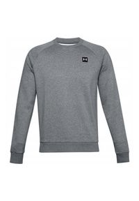 Under Armour - Bluza Męska Polar Dekolt W Szpic Rival. Kolor: szary. Materiał: polar