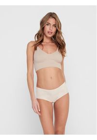 only - ONLY Biustonosz top 15201539 Beżowy. Kolor: beżowy. Materiał: syntetyk