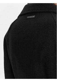 Calvin Klein Płaszcz wełniany LV044D557G Czarny Regular Fit. Kolor: czarny. Materiał: wełna #7