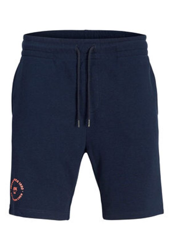Jack & Jones Szorty sportowe Gordon 12268446 Granatowy Regular Fit. Kolor: niebieski. Materiał: syntetyk, bawełna. Styl: sportowy