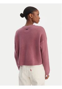 RVCA Kardigan EVJSW03002 Fioletowy Relaxed Fit. Kolor: fioletowy. Materiał: syntetyk #6