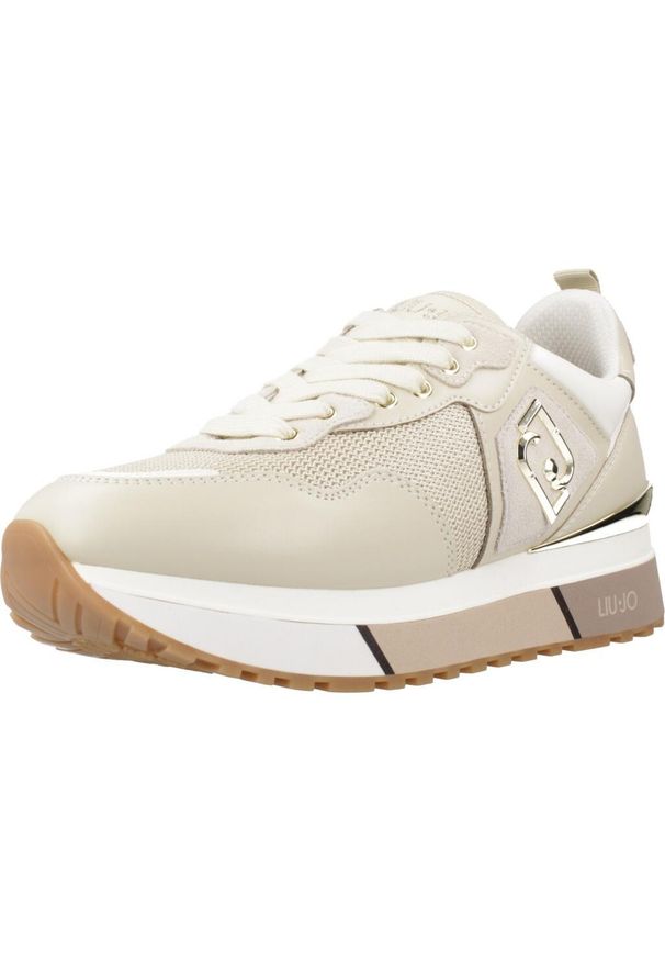 Liu Jo - Kapcie LIU-JO MAXI WONDER 01 Beżowy. Kolor: beżowy. Materiał: syntetyk, tkanina. Styl: sportowy