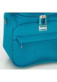 Wittchen - Komplet jednokolorowych walizek miękkich. Kolor: turkusowy. Materiał: poliester #8