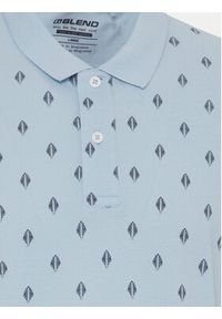 Blend Polo 20716475 Błękitny Regular Fit. Typ kołnierza: polo. Kolor: niebieski. Materiał: bawełna