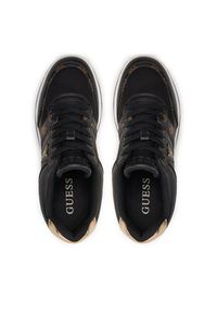 Guess Sneakersy Marlew FLTMAR ELE12 Czarny. Kolor: czarny. Materiał: skóra