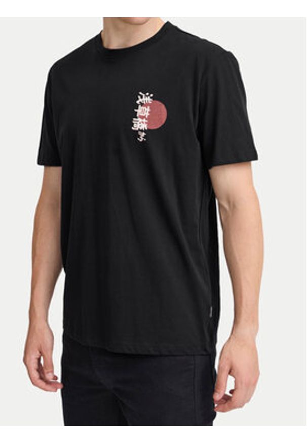 Blend T-Shirt 20717961 Czarny Regular Fit. Kolor: czarny. Materiał: bawełna