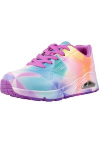skechers - Buty SKECHERS UNO GEN1 Wielokolorowy. Kolor: różowy. Materiał: tkanina, syntetyk. Model: Skechers Sport. Sport: turystyka piesza #1