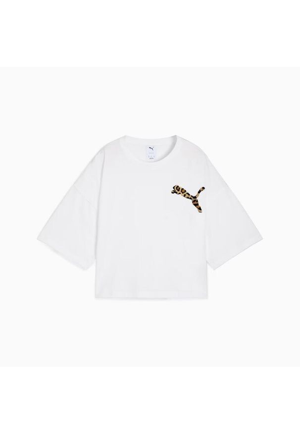 Koszulki Puma Model Leo Luxe Kolor Biały. Kolor: biały. Materiał: tkanina