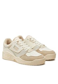 EA7 Emporio Armani Sneakersy X8X187 XK402 U265 Biały. Kolor: biały. Materiał: skóra #4