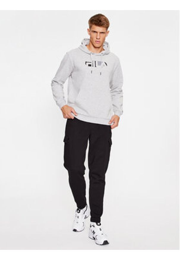 Fila Bluza FAM0511 Szary Regular Fit. Kolor: szary. Materiał: bawełna