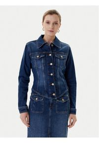 Guess Kurtka jeansowa W5YN49 D5QP4 Granatowy Regular Fit. Kolor: niebieski. Materiał: bawełna #1