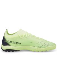 Buty piłkarskie Puma Ultra Match Tt M 106903 01 żółte zielone. Zapięcie: sznurówki. Kolor: żółty. Materiał: syntetyk, guma. Sport: piłka nożna
