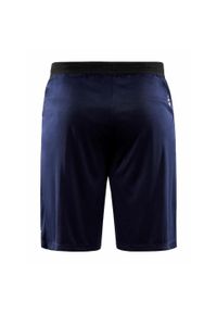 Spodenki treningowe męskie Craft Evolve Zip Pocket. Kolor: niebieski. Materiał: dresówka
