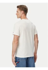 Tommy Jeans T-Shirt DM0DM22538 Biały Slim Fit. Kolor: biały. Materiał: bawełna #5