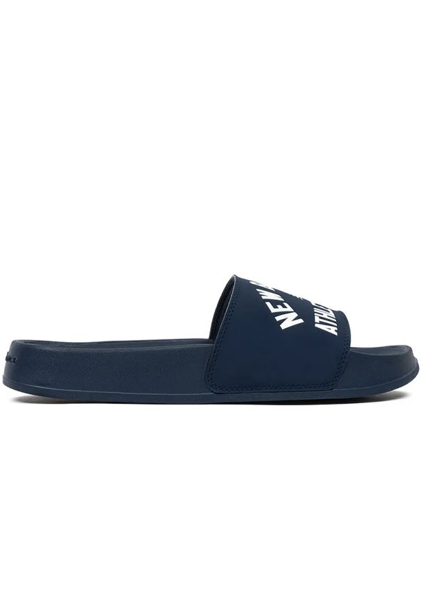 Klapki męskie New Balance SMF200K3 – granatowe. Kolor: niebieski. Materiał: materiał. Sezon: lato