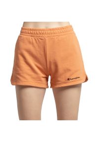 Champion Organic Cotton Terry High Waist Shorts > 114354-OS011. Stan: podwyższony. Materiał: bawełna. Długość: krótkie #1