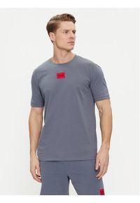 Hugo T-Shirt Diragolino212 50447978 Szary Regular Fit. Kolor: szary. Materiał: bawełna #1