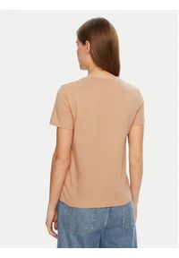 Calvin Klein Jeans T-Shirt J20J225084 Beżowy Regular Fit. Kolor: beżowy. Materiał: bawełna #3