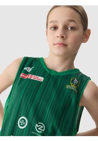 4f - 4F Koszulka replika wyjazdowa z sezonu 2023/24 dziecięca 4F x MKS Pruszków - multikolor 122/128 (6-8 lat). Kolor: wielokolorowy. Materiał: dzianina. Sezon: lato
