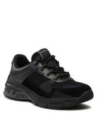 Emporio Armani Sneakersy X4X625 XN948 T424 Czarny. Kolor: czarny. Materiał: materiał