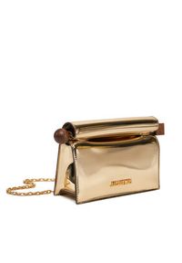 JACQUEMUS Torebka La Petite Pochette Rond C 24H241BA392-3134 Złoty. Kolor: złoty. Materiał: skórzane #5