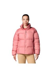 columbia - Kurtka sportowa damska Puffect II Full Zip Jacket. Kolor: różowy. Materiał: poliester. Sport: turystyka piesza