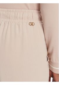 Liu Jo Sport Spodnie materiałowe TA5138 TS923 Beżowy Regular Fit. Kolor: beżowy. Materiał: syntetyk. Styl: sportowy #3