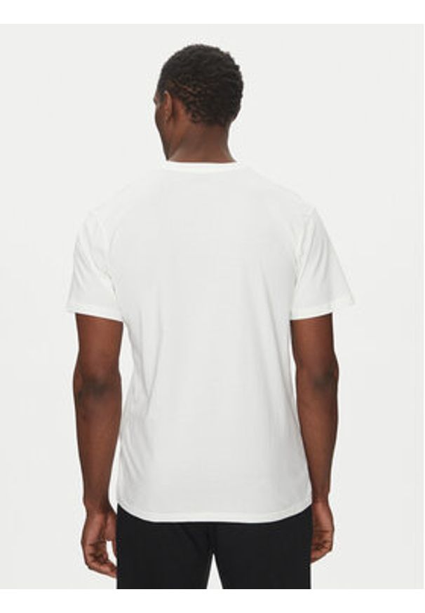 Quiksilver T-Shirt EQYZT08042 Biały Regular Fit. Kolor: biały. Materiał: bawełna