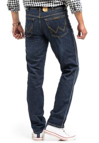 Wrangler - WRANGLER REGULAR FIT MĘSKIE SPODNIE JEANSOWE DARK USED W10I22H10 #6